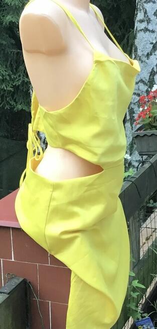 Cytrynowa sukienka, Shein, nowa, L