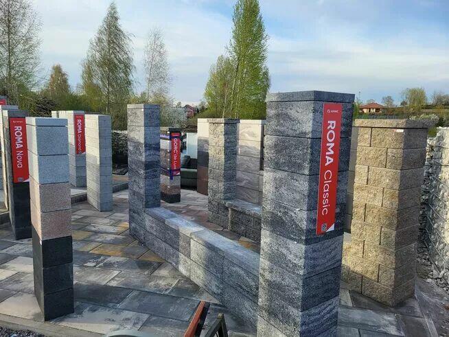 Bloczek ogrodzeniowy | BIAŁY | różne kolory | Pustak ogrodze