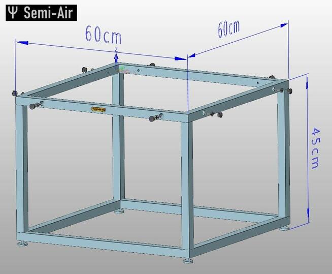 Stolik kawowy stelaż ława stół loft retro