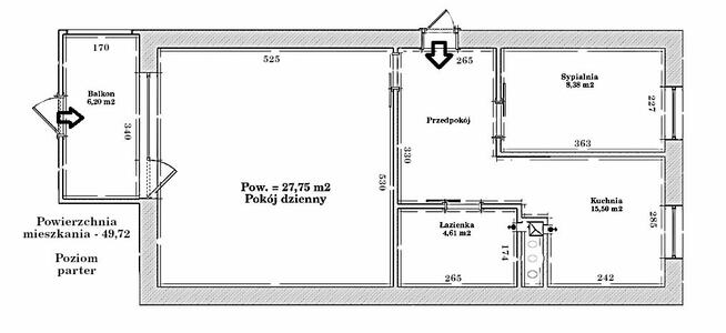 Zamienię mieszkanie kwaterunkowe 49 m2