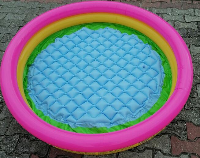 Tęczowy basenik dla dzieci Intex 57422NP 147x33 cm z defekte