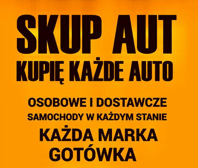 Skup Aut Za Gotówkę Mędłów i okolice wszystkie marki