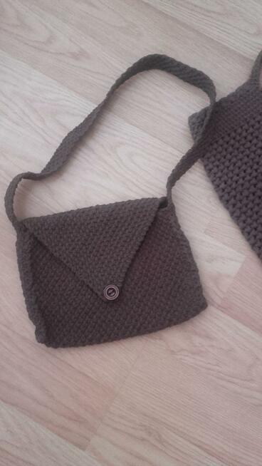 torebka i siatka rękodzieło x 2 komplety