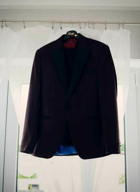 Garnitur Smoking Ślubny