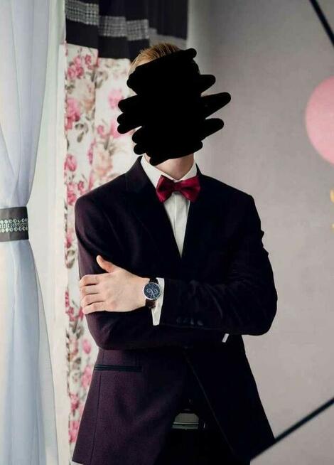 Garnitur Smoking Ślubny