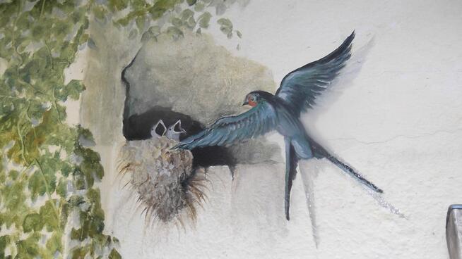 Artystyczne malowanie ścian, murale, trompe loeil, iluzja n