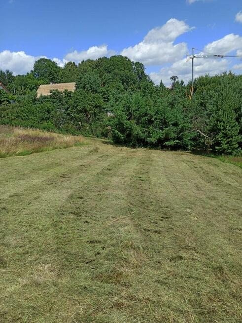 Koszenie trawy, nieużytków, kosiarka bijakowa, karczowanie