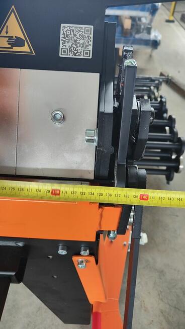 1,25m Giętarka segmentowa S125 Zaginarka Segmentowa z nożem!