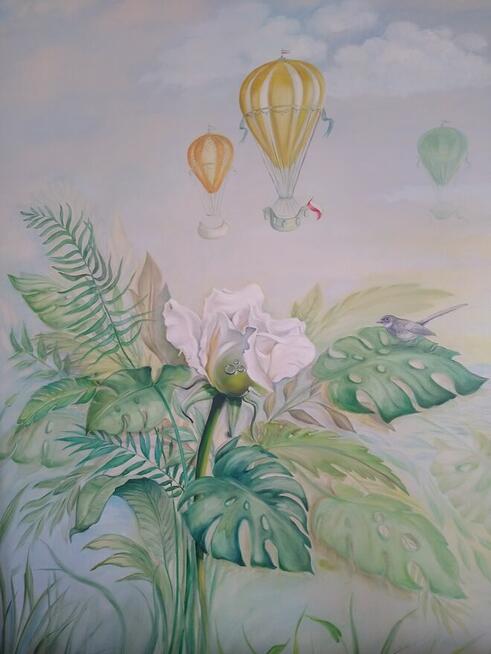 Artystyczne malowanie ścian, murale, trompe loeil, iluzja n