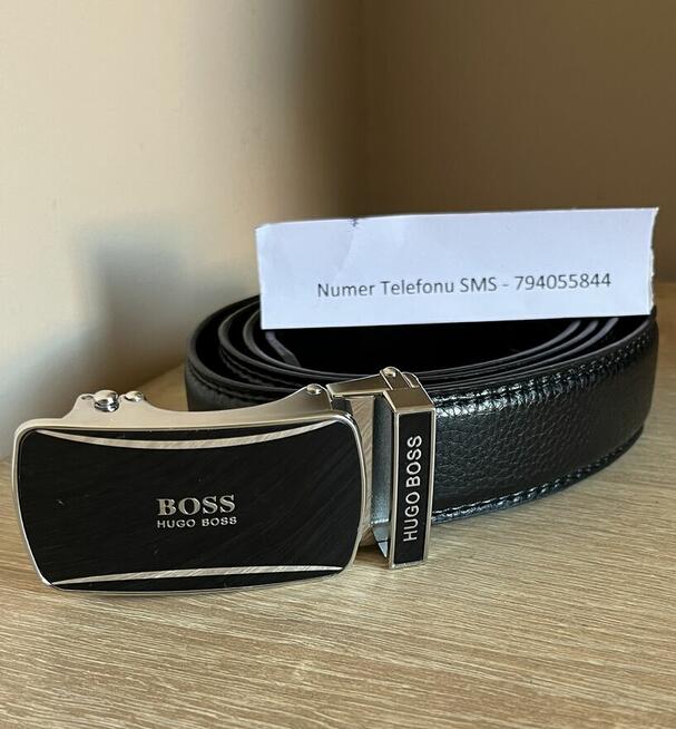 Skórzany Pasek Męski Armani Tommy Hilfiger Hugo BOSS Lacoste