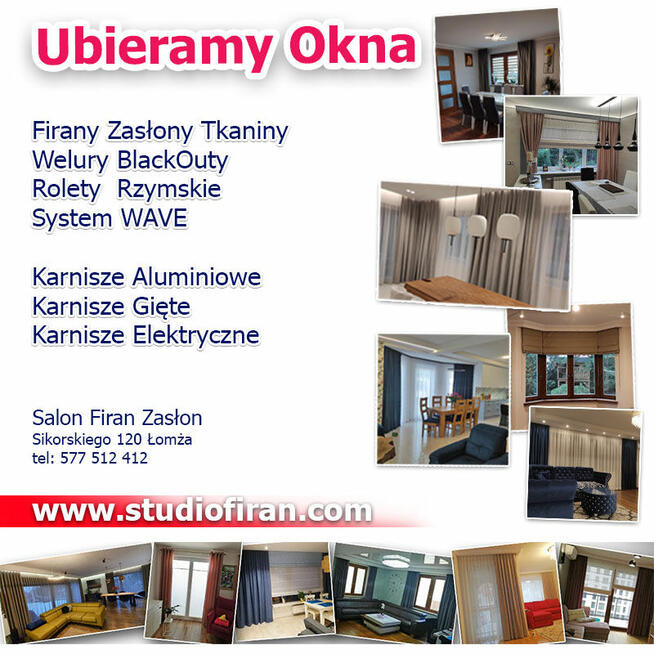 Ubieramy Okna - Szyjemy na wymiar