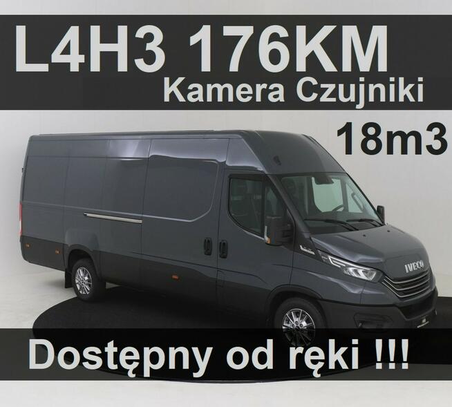 Iveco Daily 35S18 H 18m3 L4H3  3-os. Kamera 176KM Od ręki Niska Cena 2140zł Dostępny !