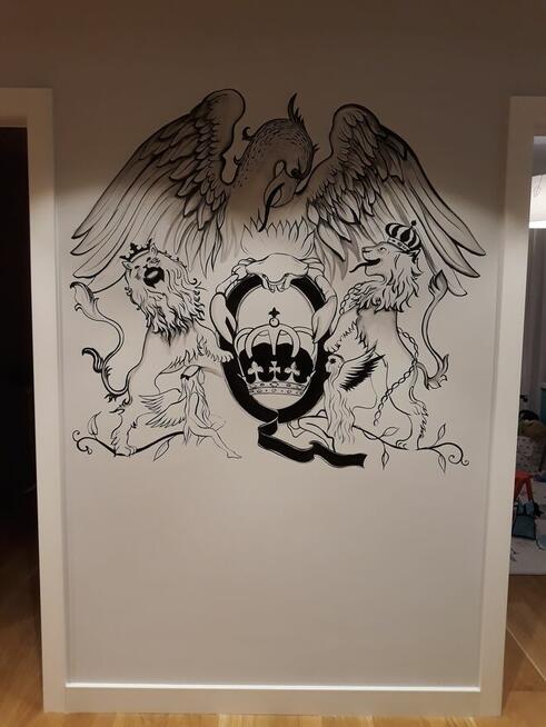 Artystyczne malowanie ścian, murale, trompe loeil, iluzja n