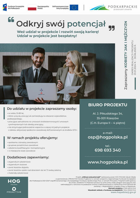 Bezpłatne szkolenia dla osób pracujących!