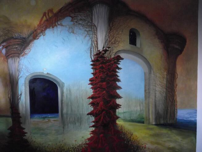 Artystyczne malowanie ścian, murale, trompe loeil, iluzja n
