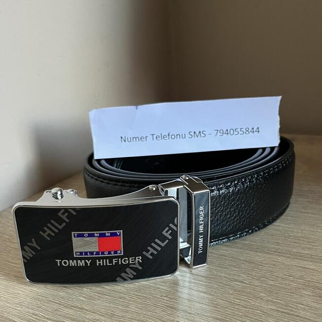Skórzany Pasek Męski Armani Tommy Hilfiger Hugo BOSS Lacoste