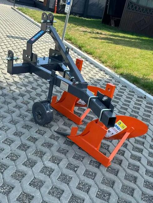 PŁUG dwuskibowy do mini traktorków, Kubota, Yanmar,Iseki
