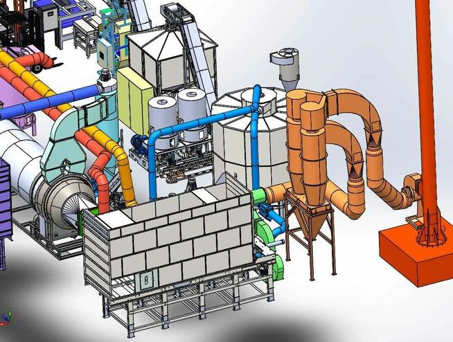 suszarnia pofermentu (obornika)