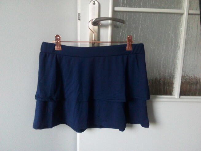 Spódniczka mini z falbanką, XL