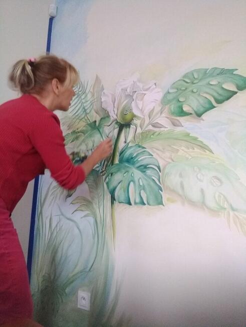 Artystyczne malowanie ścian, murale, trompe loeil, iluzja n