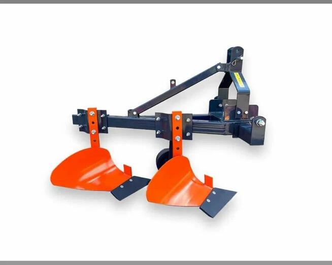 PŁUG dwuskibowy do mini traktorków, Kubota, Yanmar,Iseki