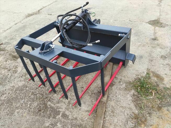 Krokodyl 1-siłownikowy, różne szerokości, ząb palony