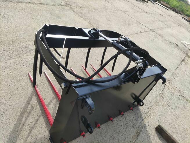 Krokodyl 1-siłownikowy, różne szerokości, ząb palony