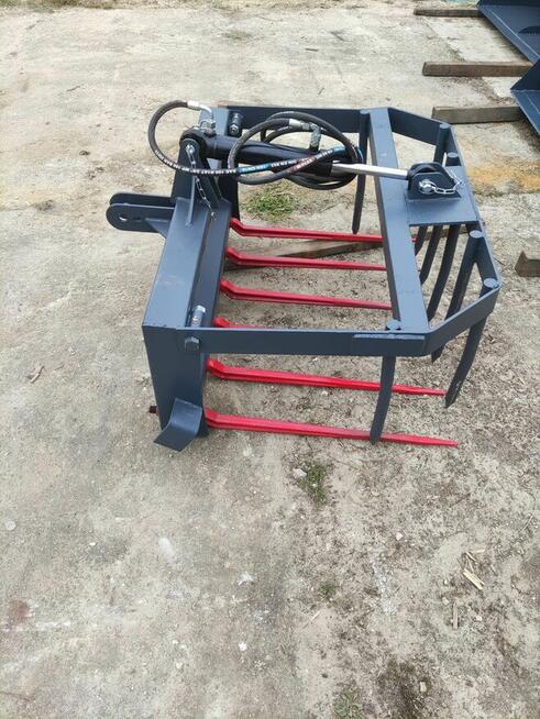 Krokodyl 1-siłownikowy, różne szerokości, ząb palony