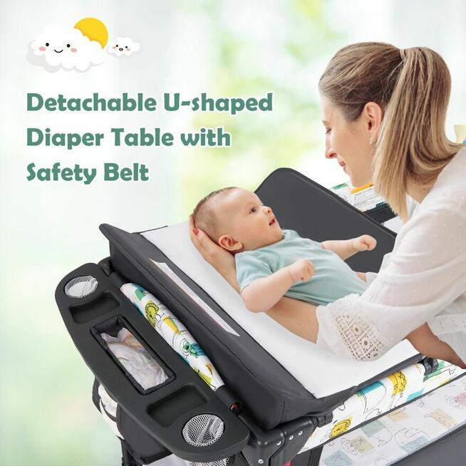 Nowe przenośne łóżeczko dziecięce 3 w 1