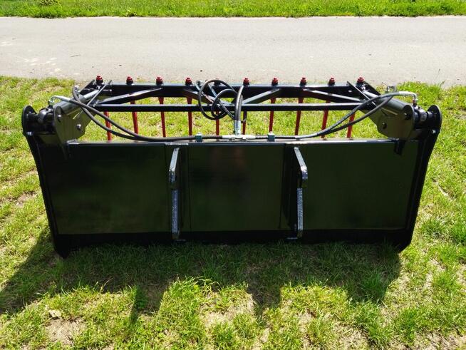 Łyżko-krokodyl 2-siłownikowy, ząb kuty, różne szerokości