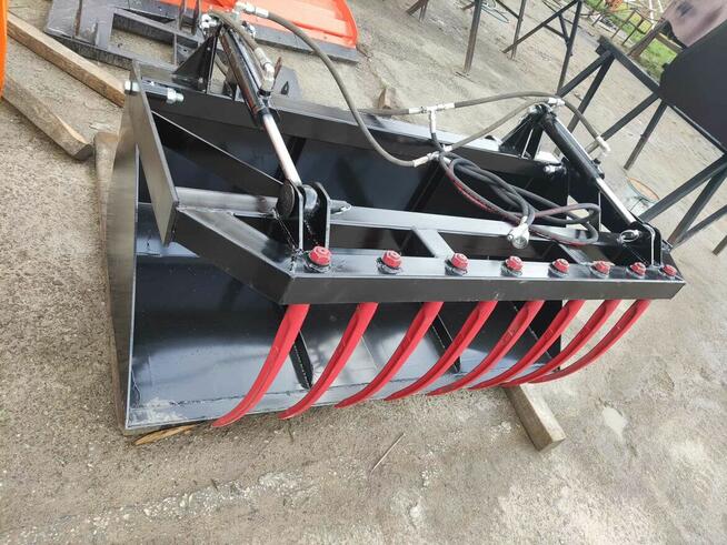 Łyżko-krokodyl 1-siłownikowy, ząb kuty, różne szerokości