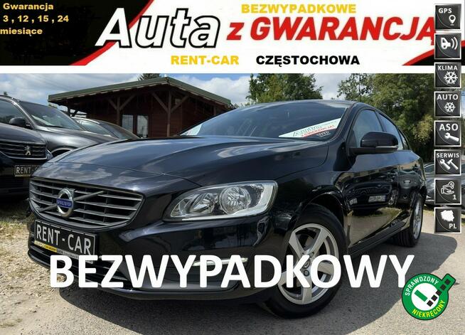 Volvo S60 1.6D2 115PS OPŁACONY Bezwypadkowy Klima Navi Serwis VIP GWARANCJA24M