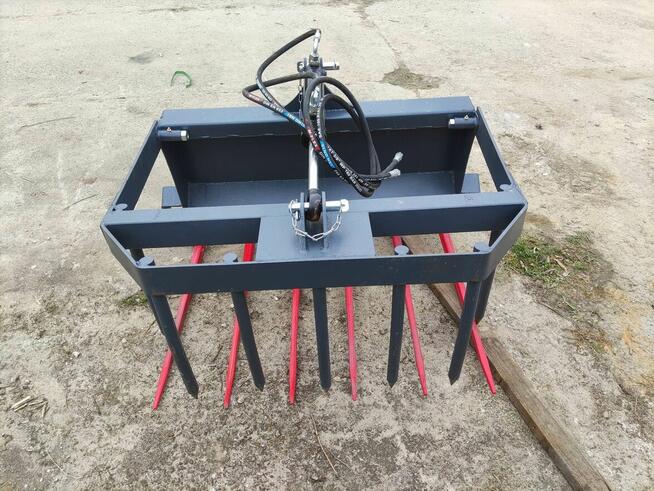 Krokodyl 1-siłownikowy, różne szerokości, ząb palony