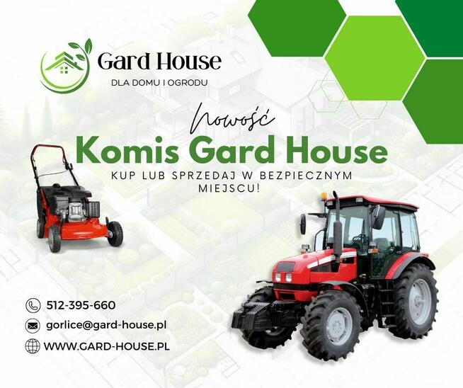 Komis maszyn w Gard House- kup lub sprzedaj dobry sprzęt!