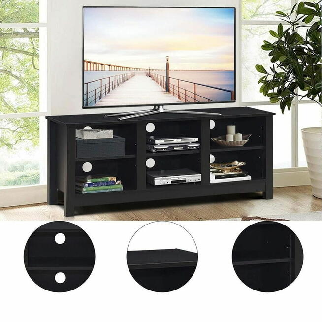 Drewniana szafka RTV 135 x 39,5 x 54 cm