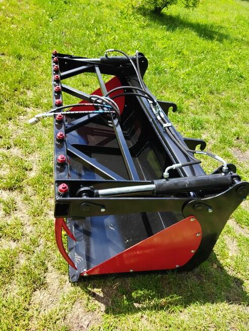 Łyżko-krokodyl 2-siłownikowy, ząb kuty, różne szerokości