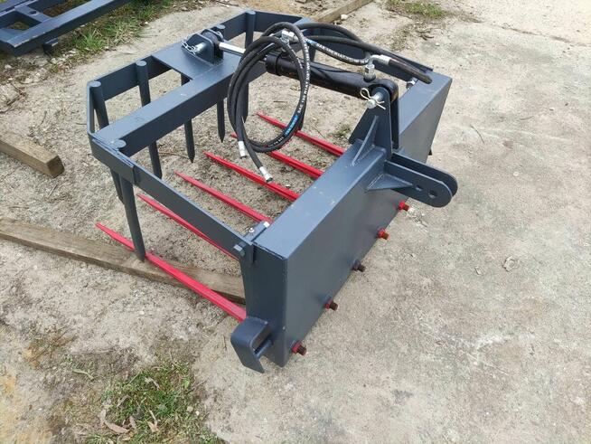 Krokodyl 1-siłownikowy, różne szerokości, ząb palony