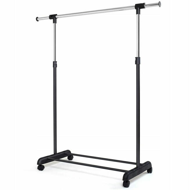 NOWY METALOWY WIESZAK NA UBRANIA STOJAK SZAFA DRĄŻEK