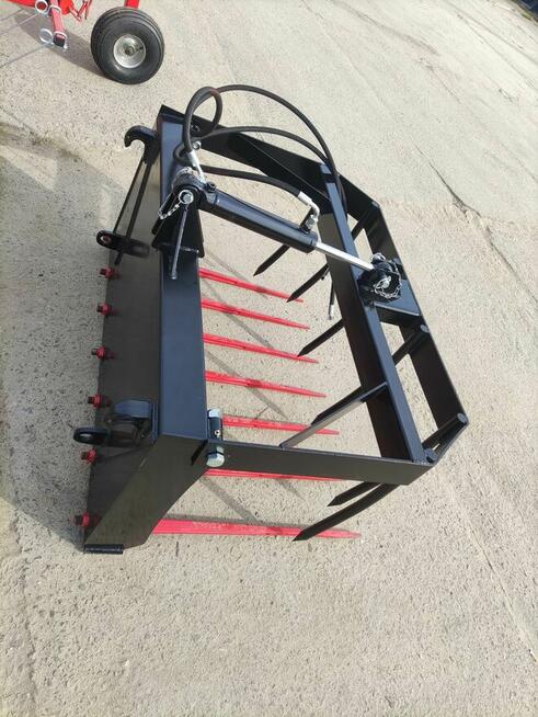 Krokodyl 1-siłownikowy, różne szerokości, ząb palony