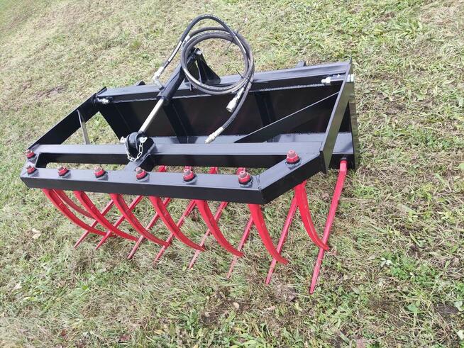 Krokodyl 2-siłownikowy MINI, różne szerokości, ząb kuty