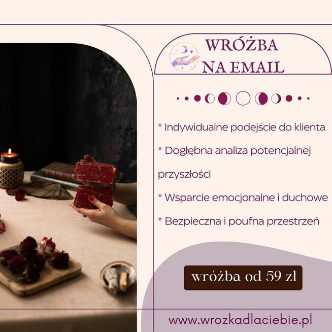 Wróżba z Tarota na email, wróżka, Doradztwo Ezoteryczne