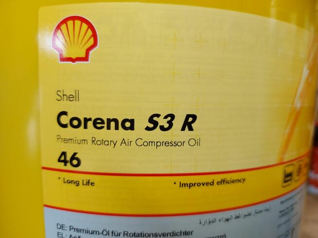 Olej sprężarkowy Shell Corena S3 R46 sprężarki kompresora