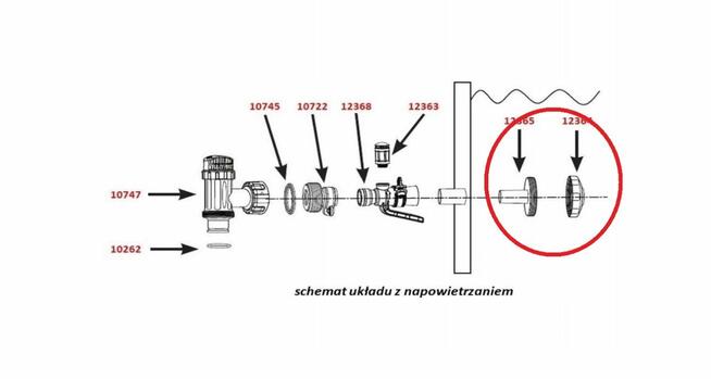 Komplet Dysz wlotowa i wylotowa sitko do basenu pompy Bestwa
