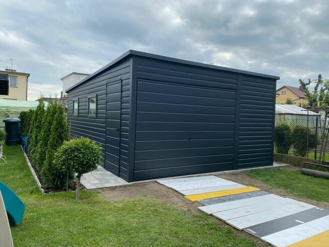 Garaż 4,5x6 wykonany pod indywidualne zamówienie ,dwuspadowy