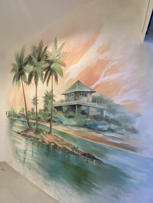 Artystyczne malowanie ścian i sufitów (wnętrza, zewnętrzne)