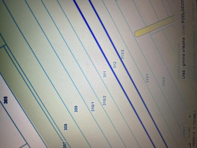 Trzy działki leśne (RL) w Podlodówce gm. Ułęż.