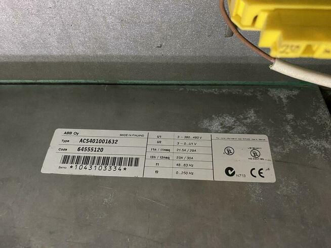 FALOWNIK ABB ACS401001632 P: 15KW + szafka