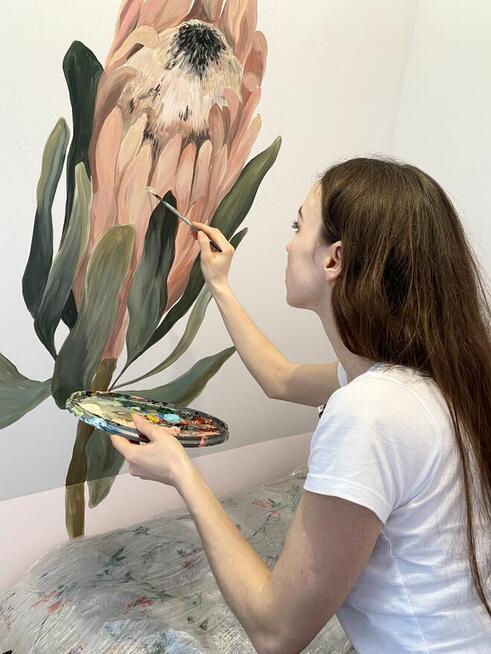 Artystyczne malowanie ścian i sufitów (wnętrza, zewnętrzne)