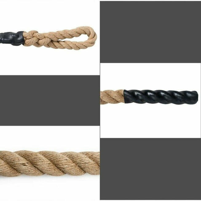 NOWA LINA TRENINGOWA CROSSFIT POWER BATTLE ROPE DŁ 3M