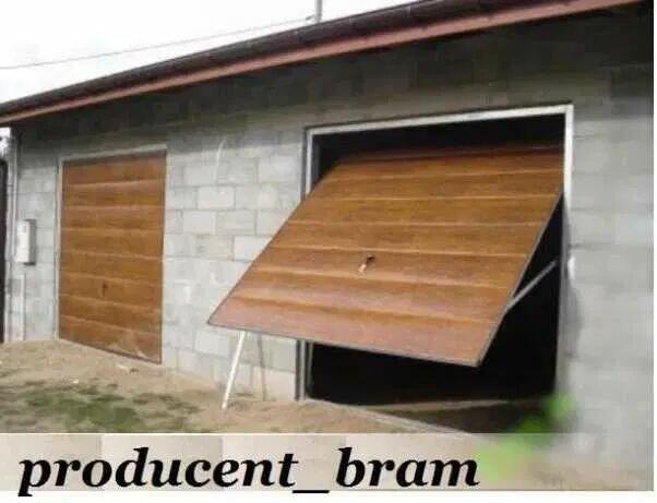 Brama uchylna BRAMY UCHYLNE na m2 BRAMA GARAŻOWA SZYBKO